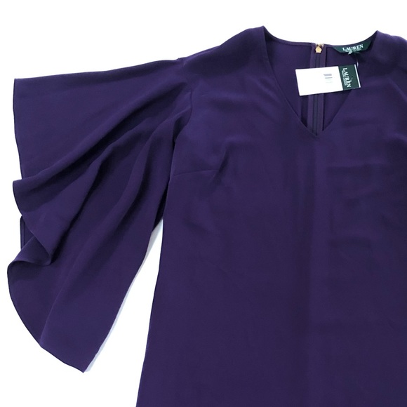 Lauren Ralph Lauren Arieana Crepe Cocktail Dress - Picture 5 of 8